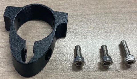 Elementy koszyka RACK ADAPTER Alloy Anodize Gloss BLK With Bolt