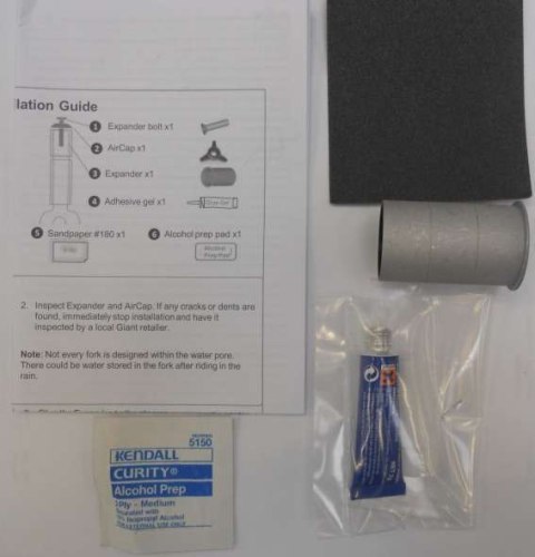 Gwiazdka sterów OD2 AirCap Expander system (w/Glue, Sandpaper, Alcohol pad, Manual) (160000001)