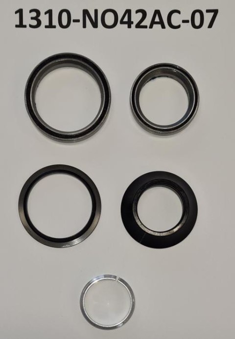 Stery FSA NO.42/ACB-A 1-1/8" 1.5" MR121,MR127/H6088/2081A W/TOP CAP H2490 9MM BLK for 42/52mm Head Tubes
