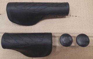 Chwyty VLG 1891-2AD2 PP BLACK VEXK BLACK 128 93.5 OPEN W/ LOCK ON W/O LOGO W/ END PLUG VLP-69 V2 BLK INNER:20MM/OUTER:27MM(H: 3