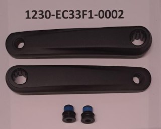 Mechanizm korbowy EC33 F13 Isis ALLOY 170 BLACK W/O LOGO