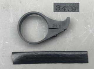 Prowadnica łańcucha CH-CD04 D=34.9MM W/BOLT BLK W/BLK TAPE