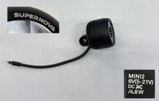 Przednia lampa MINI2 LOW DIRECT MOUNT 5-21V DC 5W 205LM 100LUX 110MM W/ HIGO Z205AM COMPATIBLE CONNECTOR