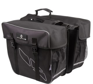 Sakwa na bagażnik M-WAVE Amsterdam Double 30L / BK